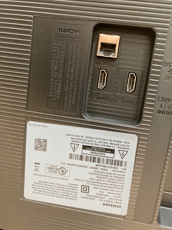 Photo 1 of ***************BROKEN - FOR PARTS ONLY. NO RETURNS
Samsung 55-Inch Class Crystal UHD U8000F 4K Smart TV (2025 Model) Endless Free Content, Crystal Processor 4K, MetalStream Design, Knox Security, Compatible with Alexa