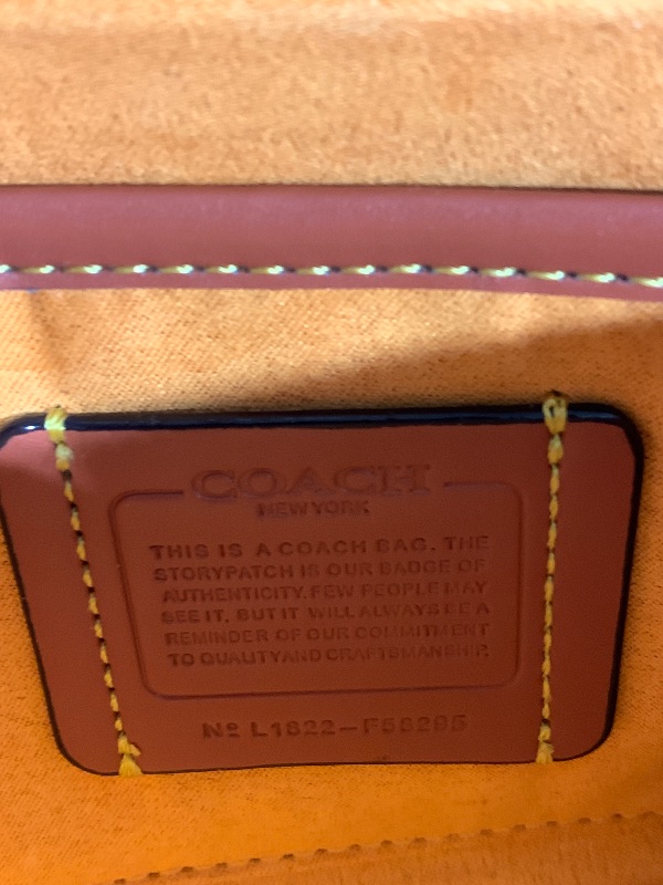 Photo 1 of COACH Polished Pebble Leather Tabby Shoulder Bag 26 Chalk One Size