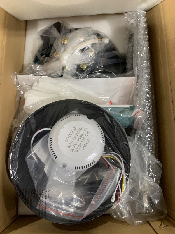 Photo 1 of ZOUQILAI 35" Black Ceiling Fans with Lights and Remote, Low Profile Ceiling Fan with Light, Reversible DC Motors, 3CCT Dimmable Timer Noiseless, Flush Mount Ceiling Fan for Bedroom/Living Room