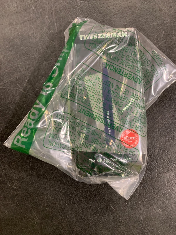 Photo 1 of Tweezerman Exclusive Evening Blue Slant Tweezer - Hair Removal Tweezers, Stainless Steel