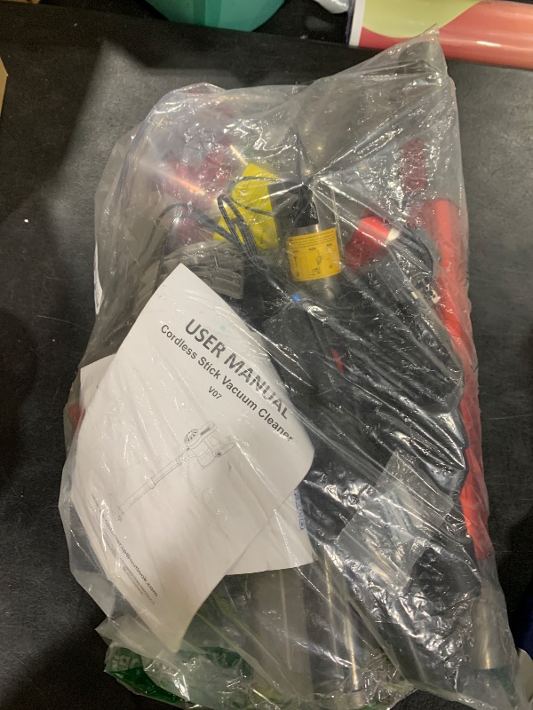 Photo 1 of *Cordless Vacuum Cleaner, 45Kpa Vacuum Cleaner for Home, 45Mins Stick Vacuums with Battery Display, Anti-Tangle &Wall Mount Charging, 8 in 1 Lightweight Vacuum for Hard floor Carpets Pet Hair, Y501
