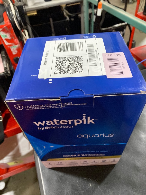 Photo 1 of Waterpik Aquarius Water Flosser For Teeth Cleaning, Gums, Braces, Dental Care, Electric Power With 10 Settings, 7 Tips For Multiple Users And Needs, ADA Accepted, Blue WP-663, Packaging May Vary