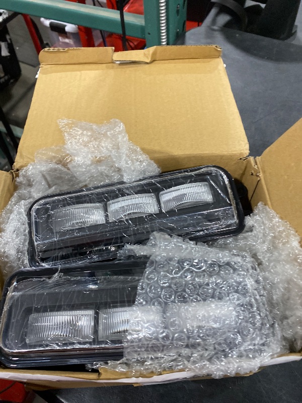 Photo 1 of DYNVEX New Switchback Front LED Fog Lights Assemblies for 2024-2025 Toyo-ta Tacoma, Clear Lens Amber Turn Signal Light & White Daytime Running Lights, [More Visibility & Safer] Fog Lamps, 1 Pair