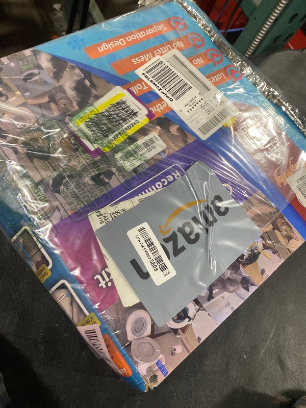 Photo 1 of FuzzyMilky Cat Toilet Training System 2022 - Teach Cat to Use Toilet Cat Toilet Training Kit (One Pack + Extra Training Pan), White (CTS-FMC4(2TP))