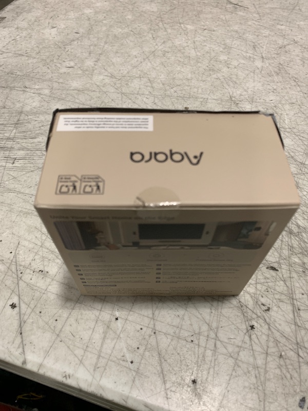 Photo 1 of Aqara Smart Home Hub M3 for Advanced Automation, Matter Controller, Thread Border Router, Features Zigbee, Bluetooth, Wi-Fi, PoE, IR, Supports Alexa, Apple HomeKit, SmartThings, Home Assistant, IFTTT