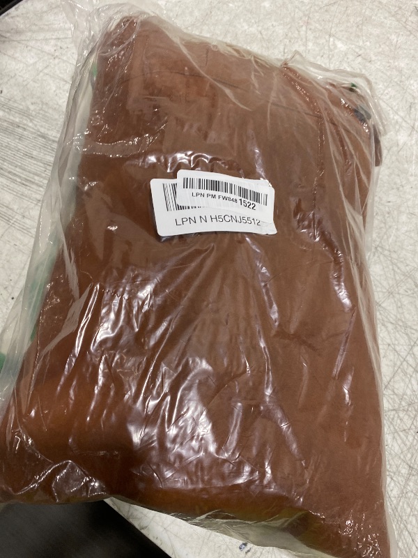 Photo 1 of GOKTOG Mens Brown Trucker Suede Leather Jacket, Western Trucker Suede Leather Jacket Men (US, Alpha, Small, Regular, Regular, Brown Real Suede Leather Trucker Jacket)