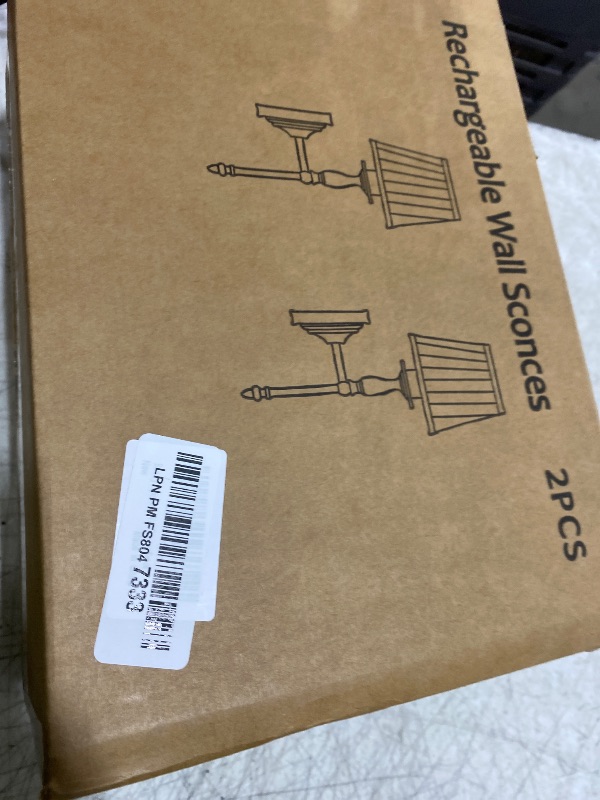 Photo 1 of 10000mAh Battery Operated Wall Sconce Set of 2,Rechargeable Wall Sconces set of Two,Vintage Black Sconces Wall Decor,Wireless Wall Lamp,Cordless Wall Lights Living Room Bedroom (Not Peel and Stick on)