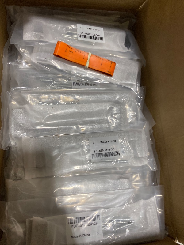 Photo 1 of Probrico Cabinet Handles Stainless Steel Kitchen Drawer Pulls Square Bar Cabinet Hardware for Kitchen Bathroom Cupboard Dresser Black 30 Pack 5 Inch (128mm) Hole Center