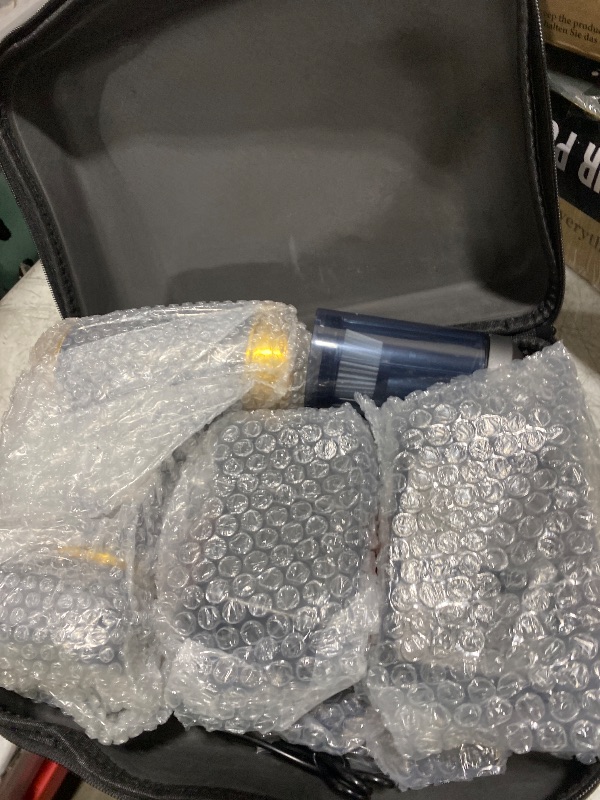 Photo 1 of **USED** INCOMPLETE** JXIAA Cordless Vacuum Cleaner, 58000PA Handheld Vacuum Cordless, 9-in-1 Car Vacuum Portable Cordless for Detailing & Pet Hair, Powerful Rechargeable Vacuum Cleaner for Car, Keyboard & Couch.