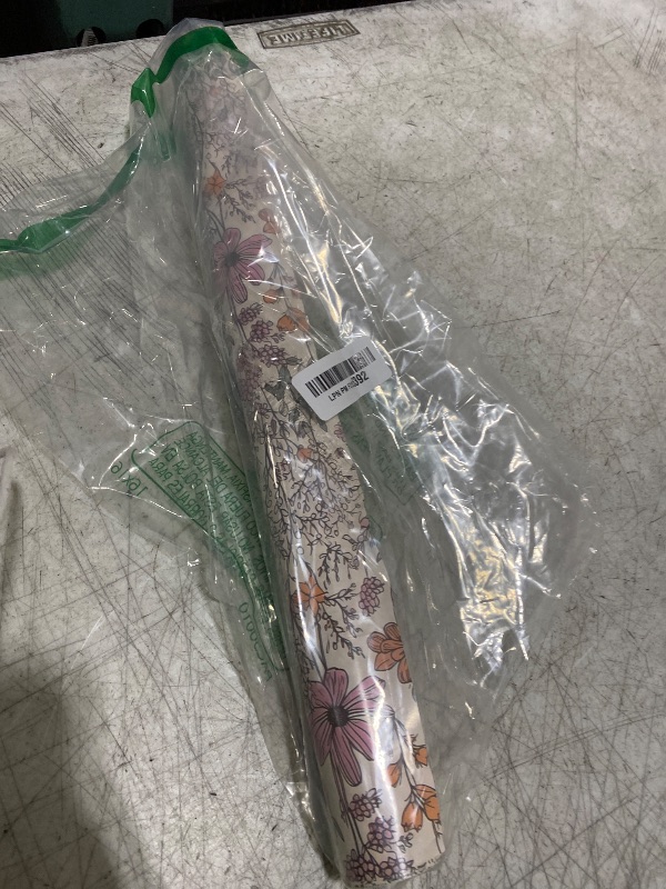 Photo 1 of ********READ CLERK COMMENTS********
ZINTBIAL Reversible Gift Wrapping Paper Roll - Light Green Background with Beige Leaves - Green Stripe Design - for Birthdays,Weddings,Baby Showers,Mother's Day,Christmas - 17.5" x 33' (48 sq. ft.)