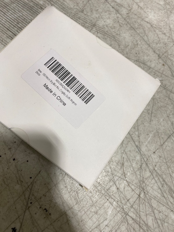 Photo 1 of 100 Pieces Sky Blue Natural Goose Craft Feathers Bulk, Colorful Small Goose Feathers for Holloween Costumes Thanksgiving Mask DIY Cosplay Crafts Projects Decor