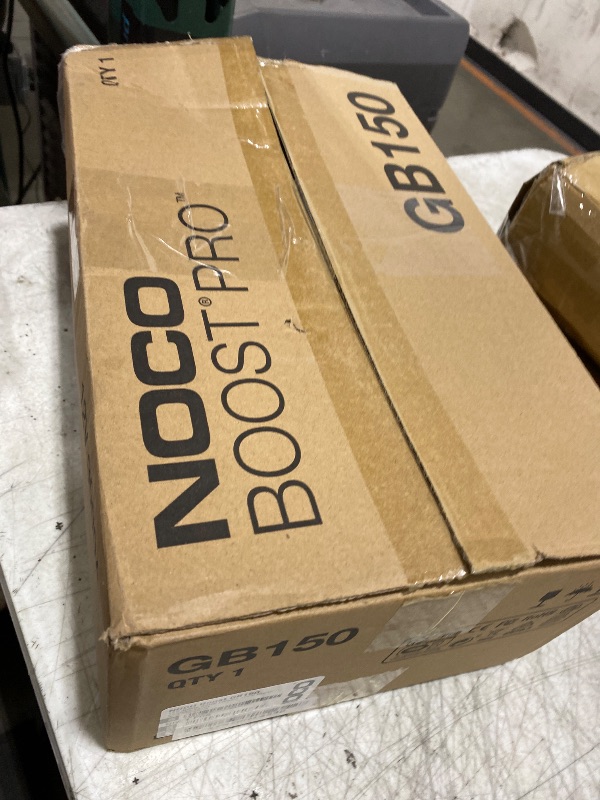 Photo 1 of NOCO Boost GB150: 3000A UltraSafe Jump Starter – 12V Lithium Battery Booster Pack, Portable Jump Box, Power Bank & Jumper Cables - for 9.0L Gas and 7.0L Diesel Engines