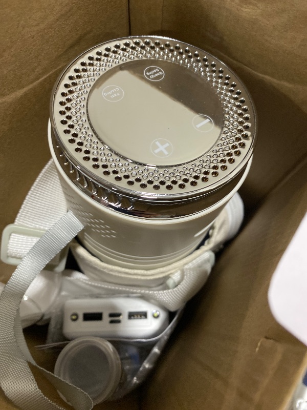 Photo 1 of Electric Insulin Cooler Travel Case TSA Approved?USB Type-C Smart Cooling, 20000mAh Power Bank ?Large Capacity Medication Cooler ?Medical Cooler for Travel ?White, 20000mAh Power Bank?