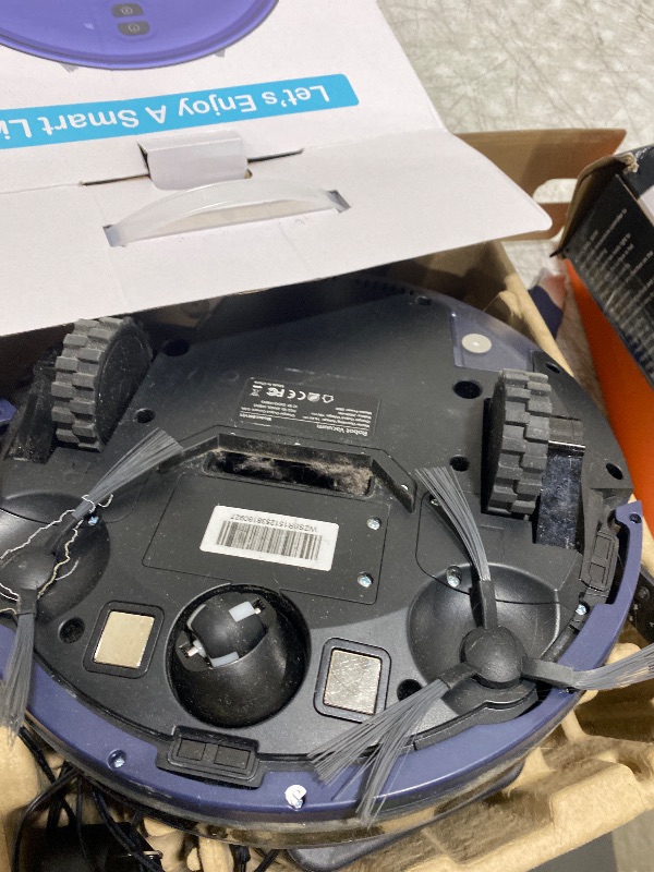 Photo 1 of XIEBro Life Robot Vacuum and Mop Combo, Robotic Vacuum Cleaner 2 in 1 with WiFi/App/Voice, Schedule, Water Tank and Dustbin, Self-Charging, Slim, Ideal for Hard Floor, Pet Hair, Carpet