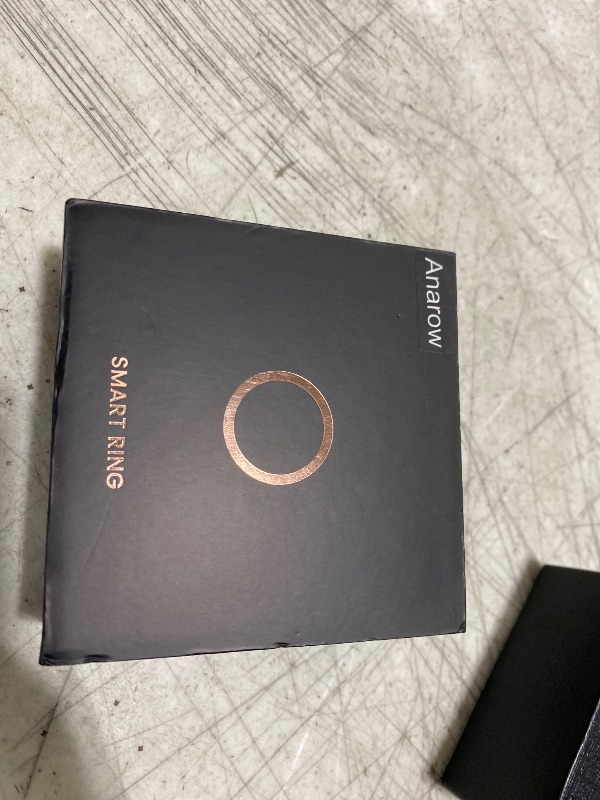 Photo 1 of Anarow Activity Tracker Ring for Men Women – Smart Health Ring with Heart Rate, SpO2, Blood Pressure, Sleep Monitoring, Step & Calorie Counter, 5ATM Waterproof, No Subscription Fee (Gold 9)