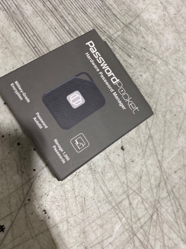 Photo 1 of Atlancube Offline Password Keeper – Secure Bluetooth Drive with Autofill, Store 1,000 Credentials, Military-Grade Encryption for Safe Password Management (Black)