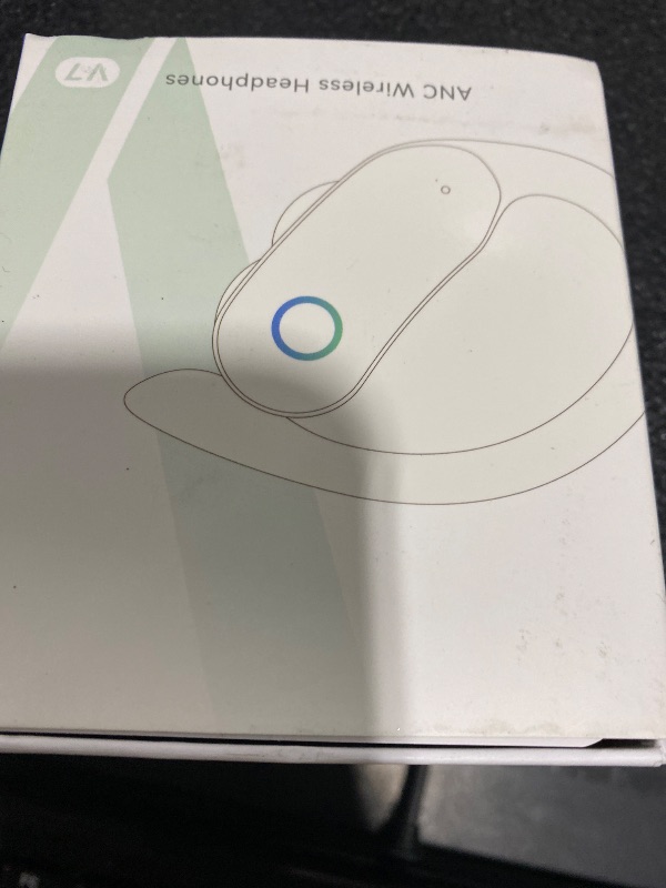 Photo 1 of GNMN Active Noise Cancelling Ear Buds Wireless Earbuds 96hrs Playback Bluetooth Headphones Dual Battery Display Stereo Bass Earphones with Earhooks Microphone IPX7 Waterproof Headset for Sports/Gym