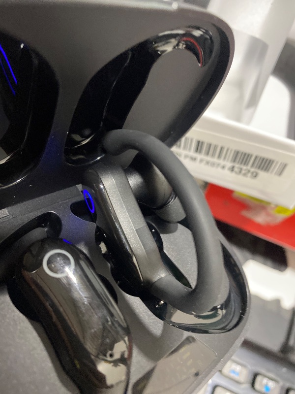 Photo 1 of GNMN Active Noise Cancelling Ear Buds Wireless Earbuds 96hrs Playback Bluetooth Headphones Dual Battery Display Stereo Bass Earphones with Earhooks Microphone IPX7 Waterproof Headset for Sports/Gym