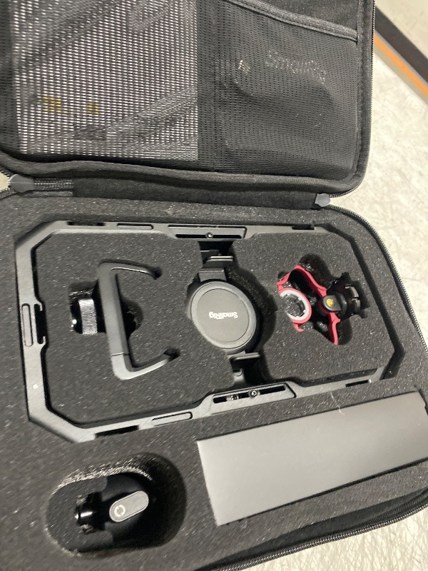 Photo 1 of SmallRig All-in-One Universal Quick Release Phone Video Rig Kit Pro, Phone Stabilizer Rig Kit with LED Light Microphone QR Tripod Dual Handles Power Bank Holder, for Creator & Live Streaming - 4704