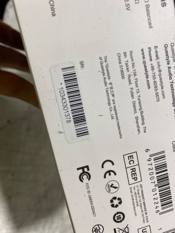 Photo 1 of Questyle Sigma Bluetooth Headphone Amplifier Portable Rechargeable DAC [MFi Certified] Bluetooth 5.4 Receiver with Dual Outputs High Resolution PCM768/DSD512 USB Amps for Smartphones/PC/Laptop