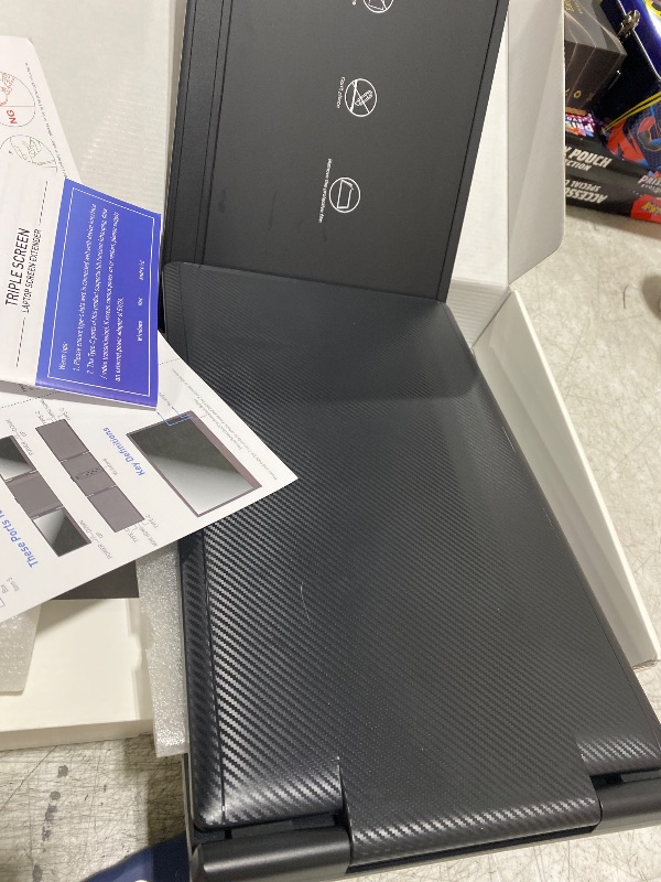 Photo 1 of FEZOBR Laptop Screen Extender, 14'' FHD 1080P IPS Portable Monitor for Laptop, Triple Screen Extender Monitor Plug-Play for Mac/Windows/Chrome, Fit 13”-17.3” Laptops