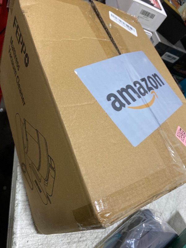 Photo 1 of FEPPO Mattress Vacuum Cleaner, 4-in-1 Bed Vacuum Cleaner PRO, 16KPa Handheld Vacuums with 253.7nm UV-C Light, 40,000 Beats/Min Tapping, 140°F Hot Air, HEPA Filter for Bed, Sofa, Crib(Corded, 550W)