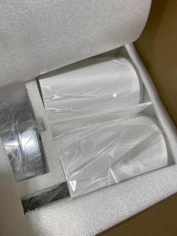 Photo 1 of Battery Operated Wall Sconces Set of Two,Wireless Rechargeable Wall Light With Remote Control, Dimmable, Amber Light/Warm White/Natural White/Daylight/RGB,Timer,for Living Room,Bedroom,Entryway,Chrome