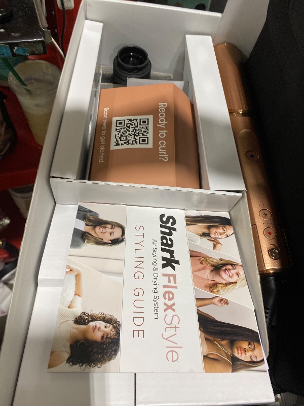 Photo 1 of Shark FlexStyle® (Special Edition) | Air Styling & Drying System | Powerful Hair Dryer Brush & Multi-Styler | Auto-Wrap Curlers, Oval Brush, Concentrator, & Storage Bag Included | Copper | HD433CP