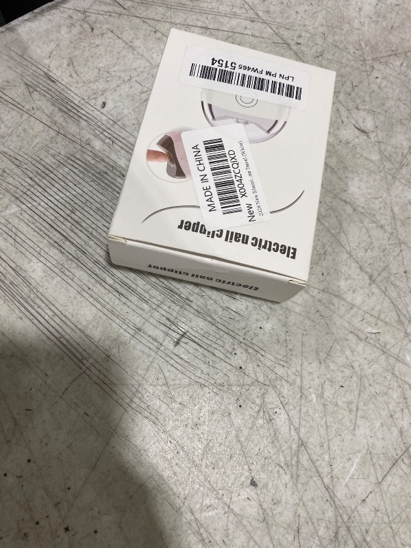 Photo 1 of 2026 New Electric Nail Clippers, Automatic Nail Trimmer with LED Light & 2 Speeds - Safe Portable Nail Cutter for Baby Kids Adult Seniors, Portable for Home Travel (White)