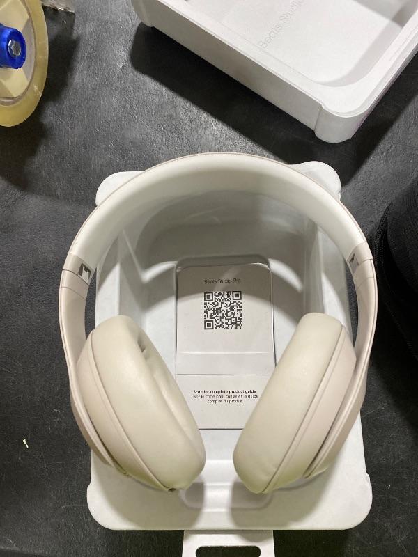 Photo 1 of Beats Studio Pro-Premium Wireless Over-Ear Headphones- Up to 40-Hour Battery Life, Active Noise Cancelling, USB-C Lossless Audio, Apple & Android Compatible- Sandstone