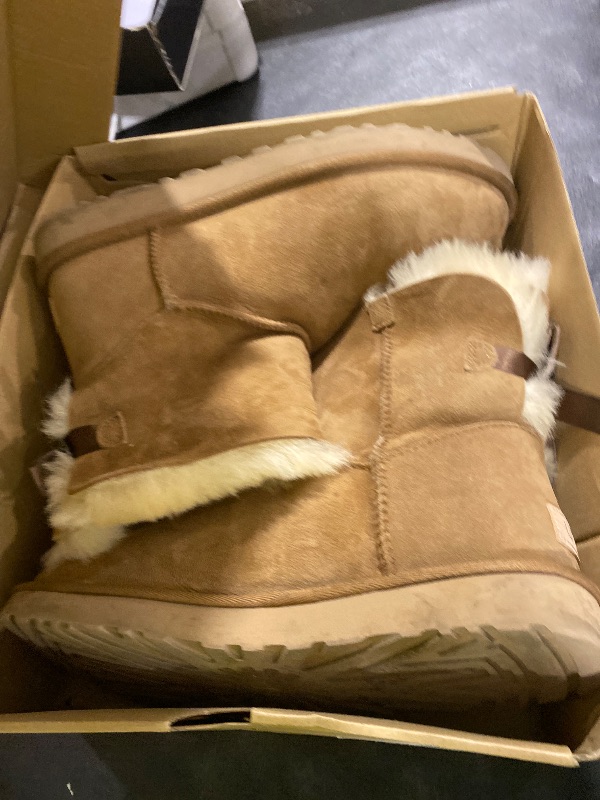 Photo 1 of UGG Women's Mini Bailey Bow Ii Boot, Chestnut, 11