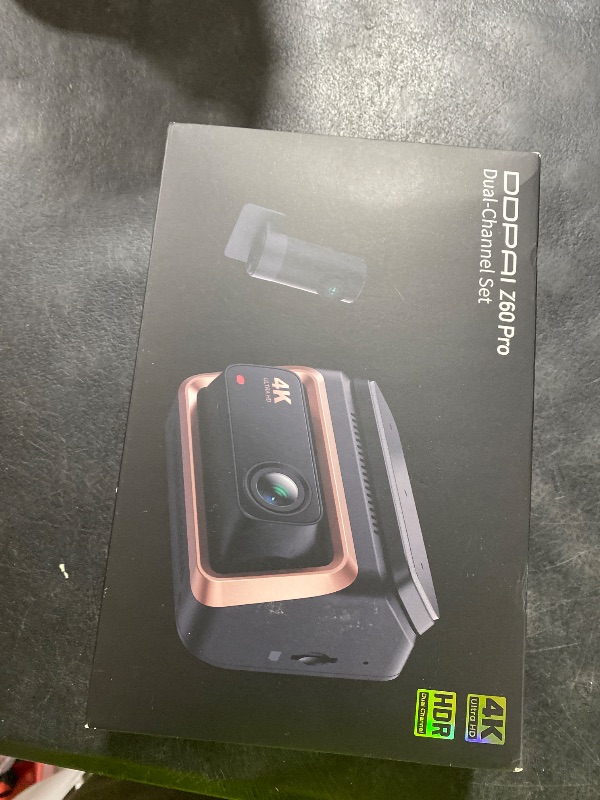 Photo 1 of DDPAI 4K 3 Channel Dash Cam, 4K+2K+1080P Front Inside Rear Car Camera, Dual STARVIS 2 Dashcam With Bulit-in 32G eMMC,3K 60FPS,4G LTE Support,5G WiFi GPS,3" IPS,Night Vision,Parking Mode, Z60 Pro ?Link