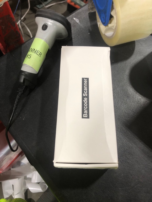 Photo 1 of Sumicor Barcode Scanner 1D & 2D QR Code PDF417 Reader, Wireless 2.4 Ghz Handheld Cordless Rechargeable Inventory Barcode Scanner with 2.8'' HD Screen and Keybord for Stocktaking (2D)