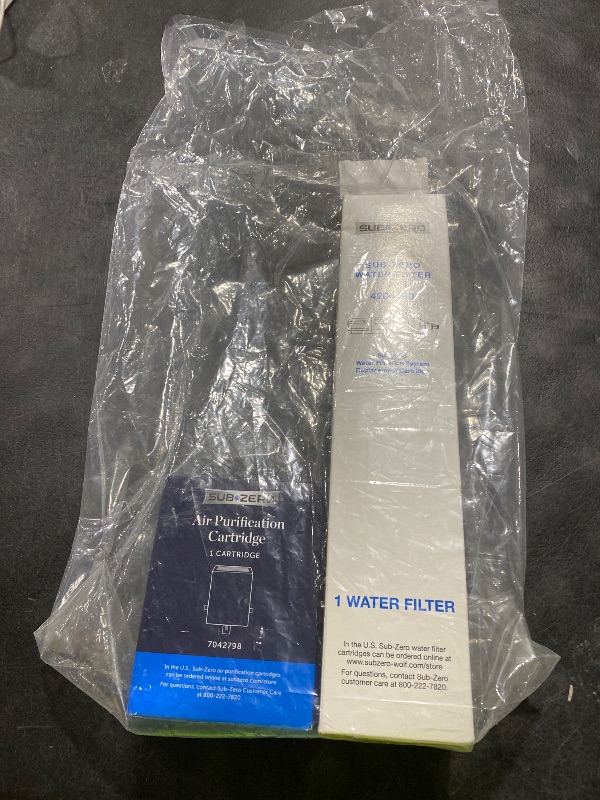 Photo 1 of Sub-Zero Refrigerator Replacement Water and Air Filter Combo Pack 4204490 7007067