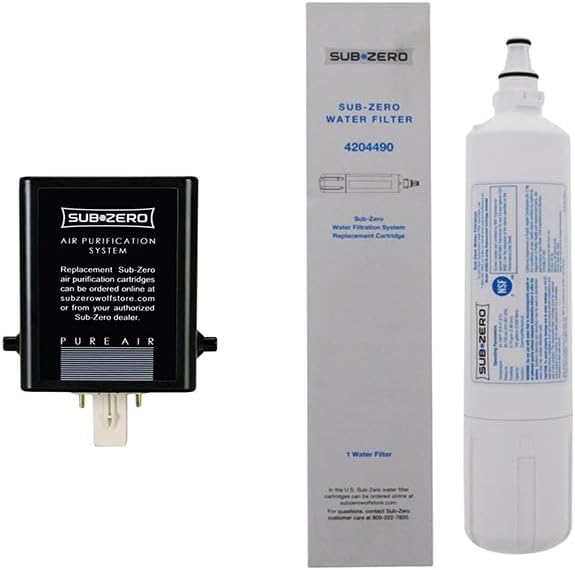 Photo 1 of Sub-Zero Refrigerator Replacement Water and Air Filter Combo Pack 4204490 7007067