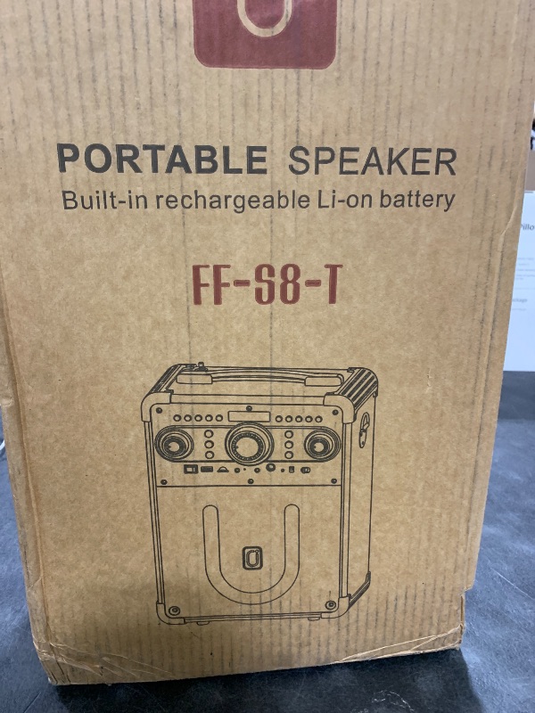 Photo 1 of HWWR Karaoke Machine, Portable Bluetooth 5.3 Speaker with 3 Wireless Microphones for Adults, PA System with Echo Adjustment, Support TWS/TF Card/USB/AUX/TVs Connected for Home Party/Outdoor/Events etc