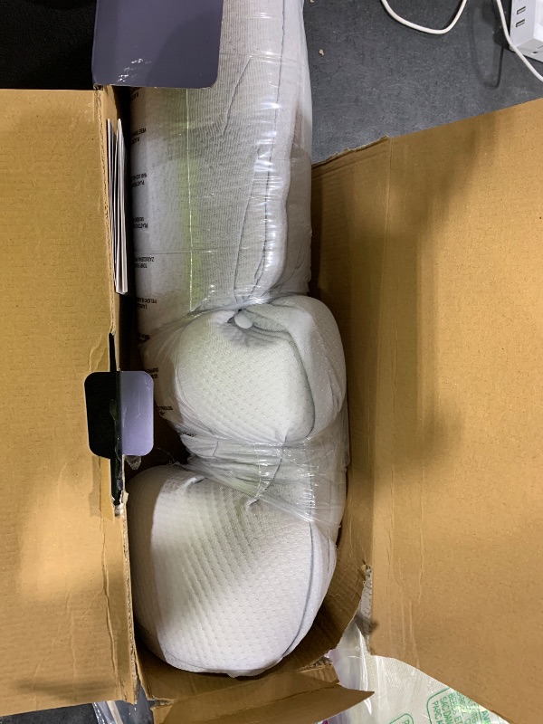 Photo 1 of DONAMA Cervical Pillow for Neck and Shoulder,Contour Memory Foam Pillow,Ergonomic Neck Support Pillow for Side Back Stomach Sleepers with Pillowcase