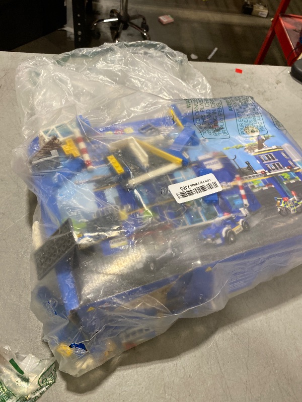 Photo 1 of **OPENED, USED** HOGOKIDS City Police Station Building Set - 1260 PCS Police Building Block Toys with Helicopter Motorcycle Police Vehicle Bandit Car, STEM Police Construction Toy for Kids Boys Girls Ages 8-12+ Years