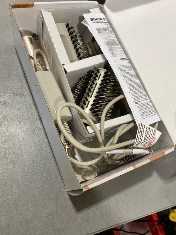 Photo 1 of Shark HD430REF (Refurbished) FlexStyle Air Styling & Drying System, Powerful Hair Dryer Brush & Multi-Styler with Auto-Wrap Curlers, Paddle Brush, Oval Brush, Concentrator Attachment, Stone (Renewed)