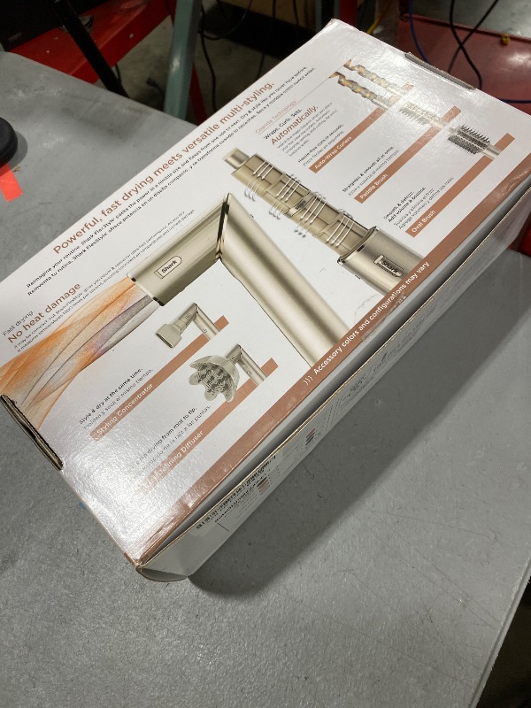 Photo 1 of Shark HD430REF (Refurbished) FlexStyle Air Styling & Drying System, Powerful Hair Dryer Brush & Multi-Styler with Auto-Wrap Curlers, Paddle Brush, Oval Brush, Concentrator Attachment, Stone (Renewed)