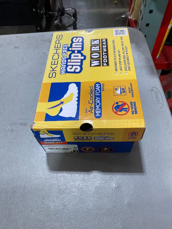 Photo 1 of Skechers Women's Work Slip-Ins Summits - Enslee Slip Resistant Sneakers, Black, 11W