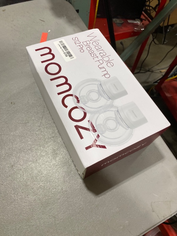 Photo 1 of Momcozy Hands-Free Breast Pump S12 Pro, Wearable & Portable Pump with Soft DoubleFit Flange, 3 Modes | 9 Levels Double Electric Pump, Smart Display, 24mm, 2 Pack, Cozy White