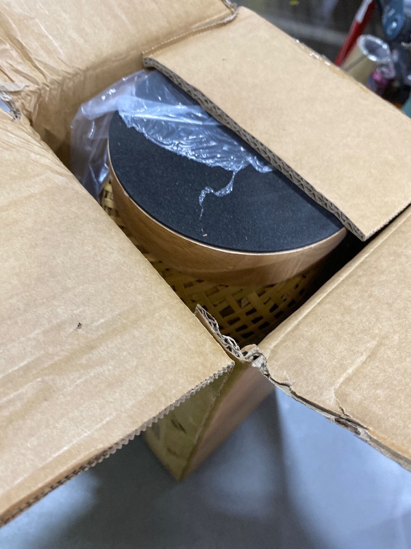 Photo 1 of Hodevimall Bamboo Table Lamp?Boho Rattan Bedside Lamp for Bedroom,Vintage Wicker Wooden Nightstand Lamp Shade Rustic Farmhouse Indirect Lighting Accent Light for Living Room