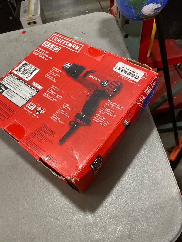 Photo 1 of CRAFTSMAN Heat Gun, Corded, Variable Heat Setting up to 1200 Degrees, 1500 Watt (CMEE531)