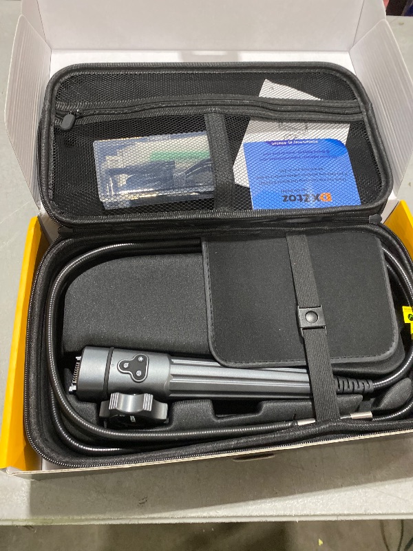 Photo 1 of DXZtoz Two-Way Articulating Borescope with Light, Video Industrial Endoscope Inspection Camera with 0.33in Articulated Scope for Engine Automotive Aircraft Mechanics- 5.5FT