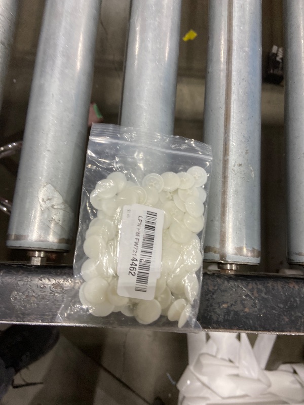 Photo 1 of 100 Pcs White 11mm Easy to Install Screw Cap Covers Assortment Kit, Plastic Self-Tapping Caps Hole Covers for Phillips Screws Head, Cabinet, Decoration Tapping Fasteners, Self-Tapping Screws