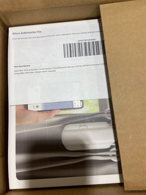 Photo 1 of SwitchBot 2025 Automatic Curtain Opener 3 Rod-Bluetooth Remote Control, WiFi&Smartphone Control, Upgraded High-Performance, Add Hub to Compatible with Alexa, Google Home, HomeKit