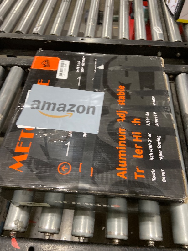 Photo 1 of METOWARE Adjustable Trailer Hitch for 2.5 Inch Receiver, 6" Drop/Rise Heavy Duty Aluminum Tow Hitch, 18,000 LBS GTW, Dual Ball (2" & 2-5/16"), Double Stainless Steel Locks & Hitch Pin (Blue)