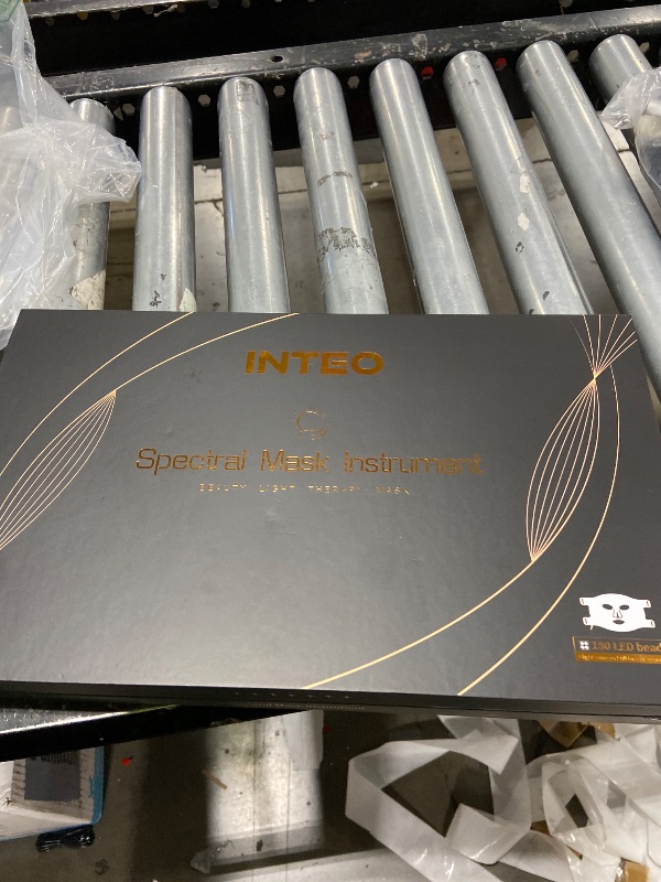 Photo 1 of INTEO Red Light Therapy for Face, 3 Modes Portable Led Face Mask Light Therapy with Remote, Near-infrared 850 Red Light Mask with Timing Function, Led Light Therapy At Home 180 LED Beads