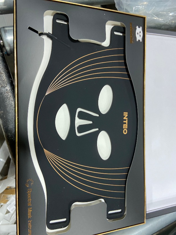 Photo 1 of INTEO Red Light Therapy for Face, 3 Modes Portable Led Face Mask Light Therapy with Remote, Near-infrared 850 Red Light Mask with Timing Function, Led Light Therapy At Home 180 LED Beads